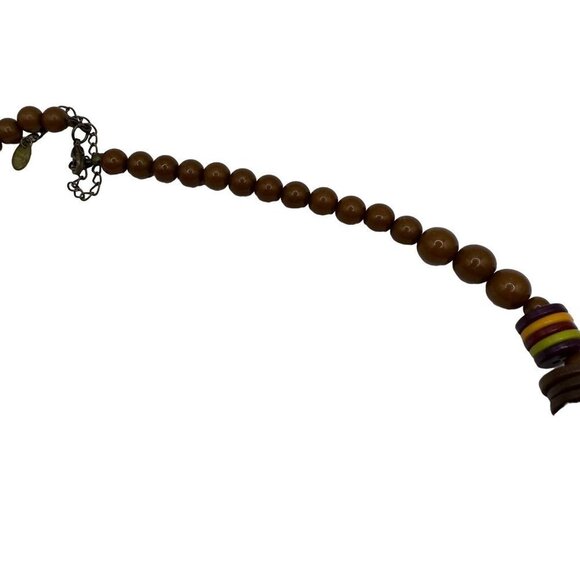 Vintage Claire's Colorful 60s Style Plastic Necklace - Picture 7 of 9